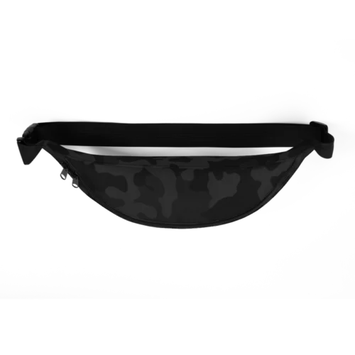 Bitcoin Black Camouflage Fanny Pack