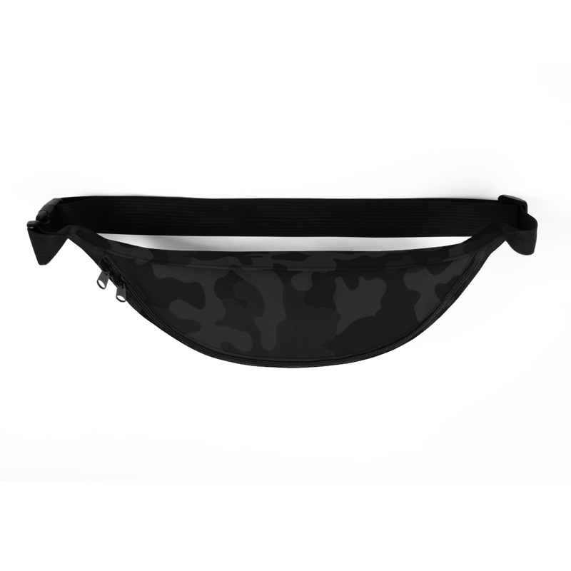 Bitcoin Black Camouflage Fanny Pack