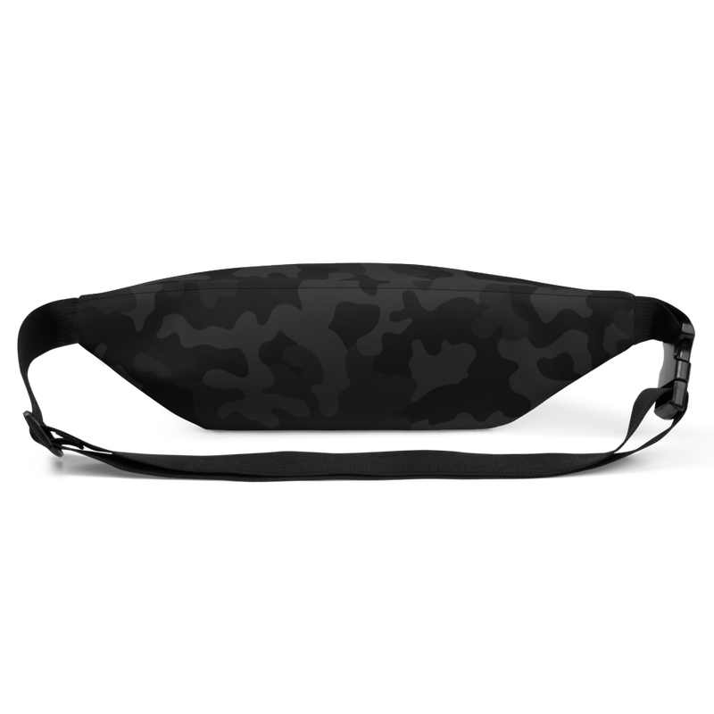 Bitcoin Black Camouflage Fanny Pack