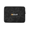 Bitcoin Black Camouflage Laptop Sleeve