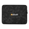 Bitcoin Black Camouflage Laptop Sleeve
