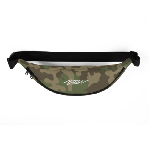 Bitcoin Camouflage Fanny Pack