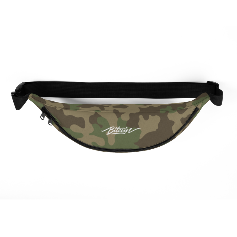 Bitcoin Camouflage Fanny Pack