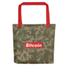 Bitcoin Camouflage Tote Bag