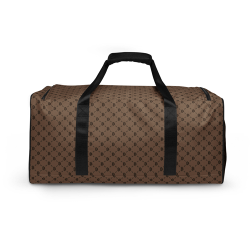 Bitcoin Fashion Brown Duffle Bag