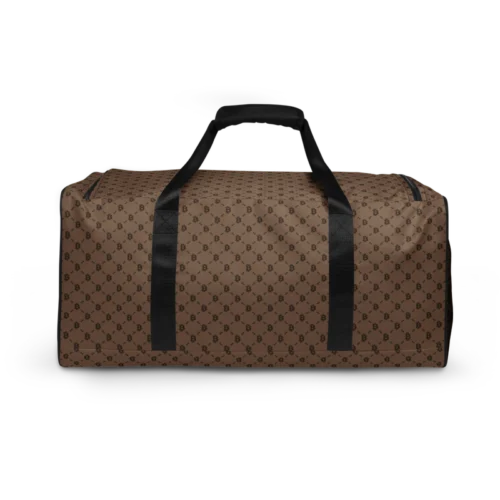 Bitcoin Fashion Brown Duffle Bag
