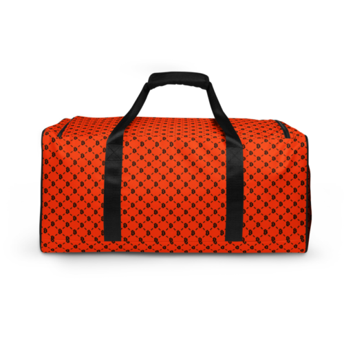 Bitcoin Fashion Orange Duffle Bag