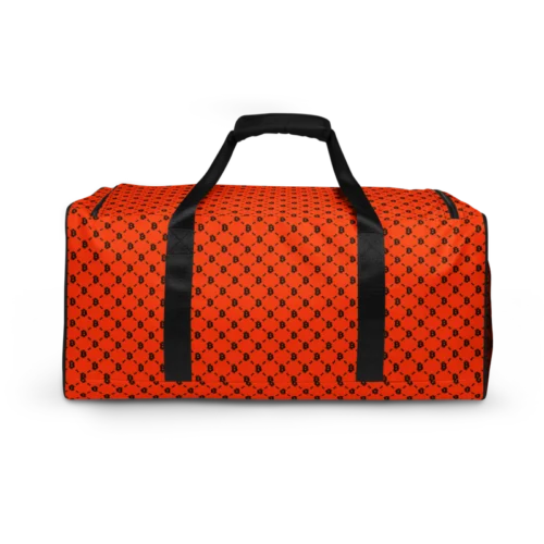 Bitcoin Fashion Orange Duffle Bag
