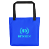 Bitcoin Laurel Leaves Logo Tote Bag