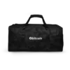 Bitcoin White Logo Black Camouflage Duffle Bag
