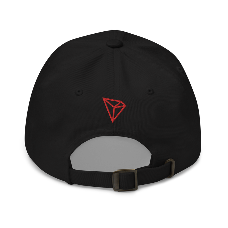 classic dad hat black back 62267759d4bde - TRON (TRX) CN-EN Logo Baseball Cap