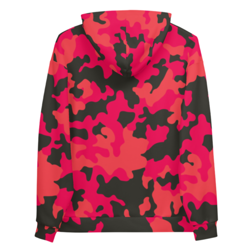 Crypto Girl Coral Camo Hoodie