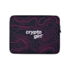 Crypto Girl Laptop Sleeve