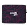 Crypto Girl Laptop Sleeve