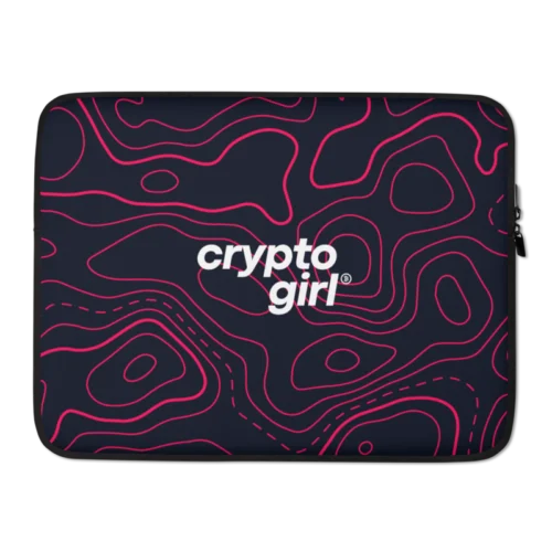 Crypto Girl Laptop Sleeve