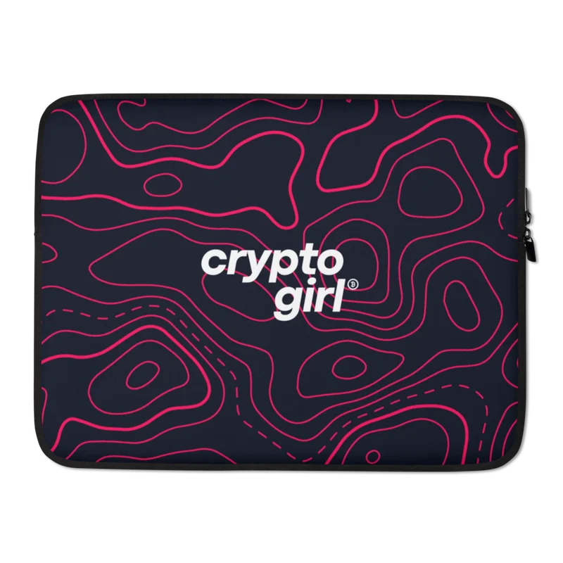 Crypto Girl Laptop Sleeve
