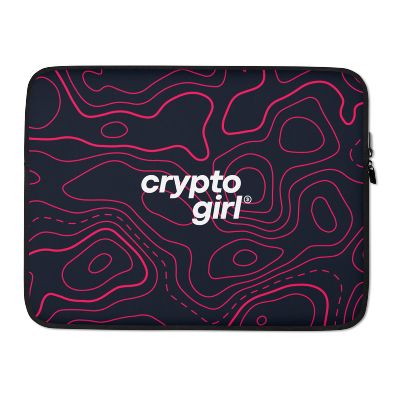 Crypto Girl Laptop Sleeve