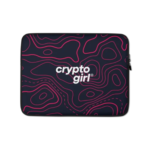 Crypto Girl Laptop Sleeve