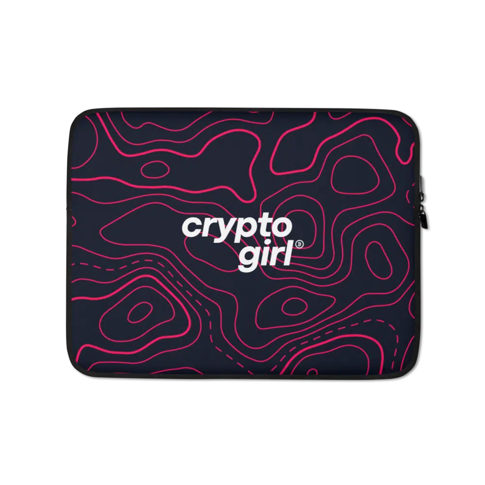 Crypto Girl Laptop Sleeve