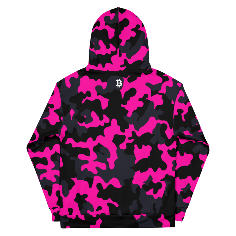 Crypto Girl Pink Camo Hoodie