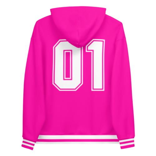 Crypto Girl Pink Hoodie