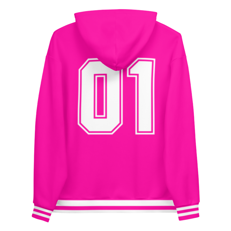 Crypto Girl Pink Hoodie