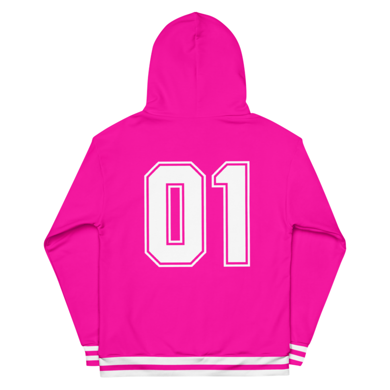 Crypto Girl Pink Hoodie