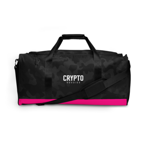 Crypto Goodies (Limited Edition) Black Camouflage Duffle Bag