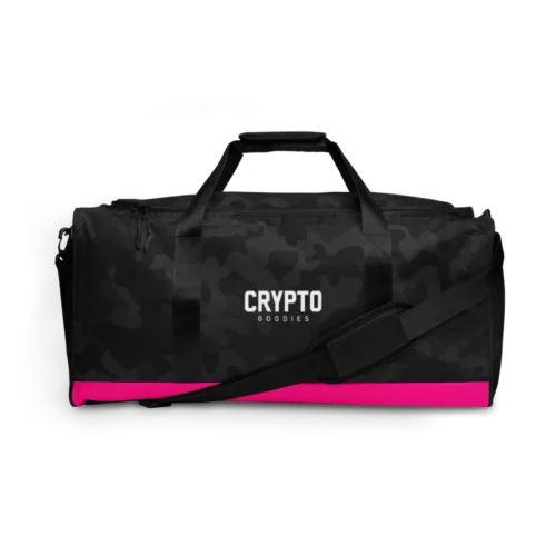 Crypto Goodies (Limited Edition) Black Camouflage Duffle Bag