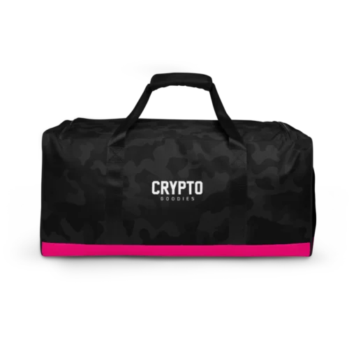 Crypto Goodies (Limited Edition) Black Camouflage Duffle Bag