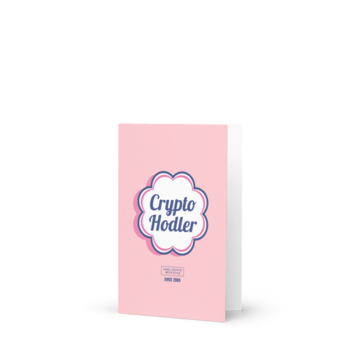 Crypto Hodler Greeting Card