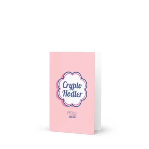 Crypto Hodler Greeting Card