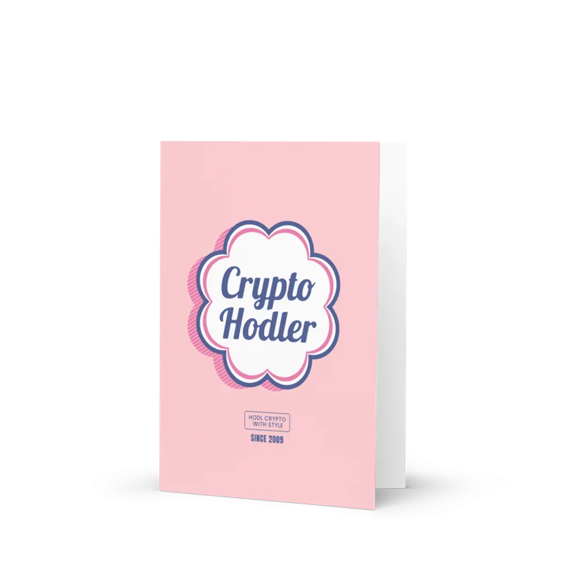 Crypto Hodler Greeting Card - Image 3