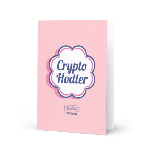 Crypto Hodler Greeting Card