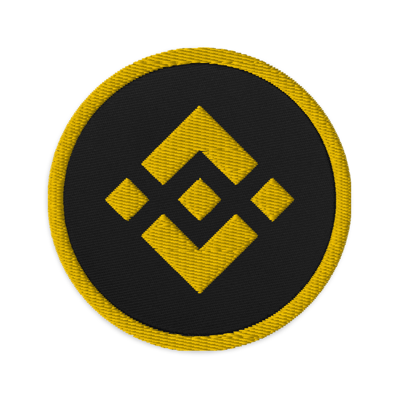 Binance Embroidered Patch