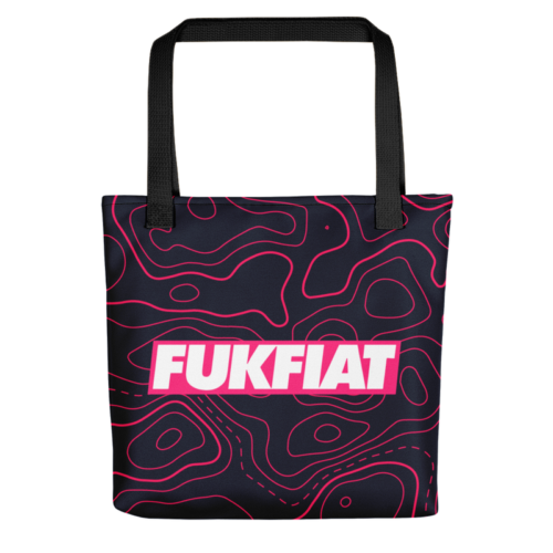 FUKFIAT Cryptocurrency Tote Bag