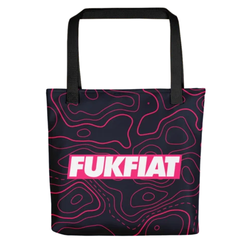 FUKFIAT Cryptocurrency Tote Bag