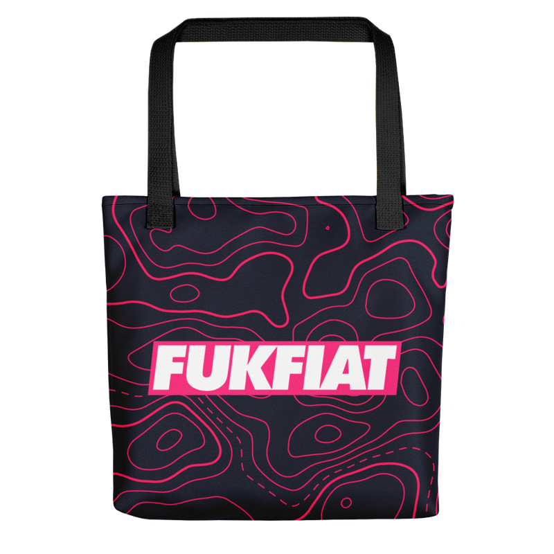 FUKFIAT Cryptocurrency Tote Bag