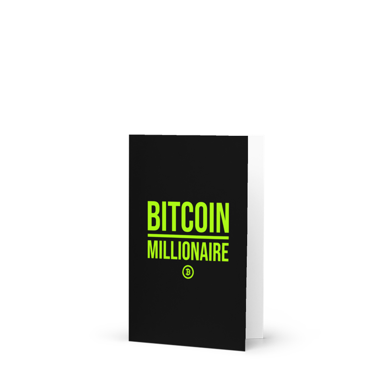 greeting card 4x6 front 622c8a1c5bdce - Bitcoin Millionaire Greeting Card