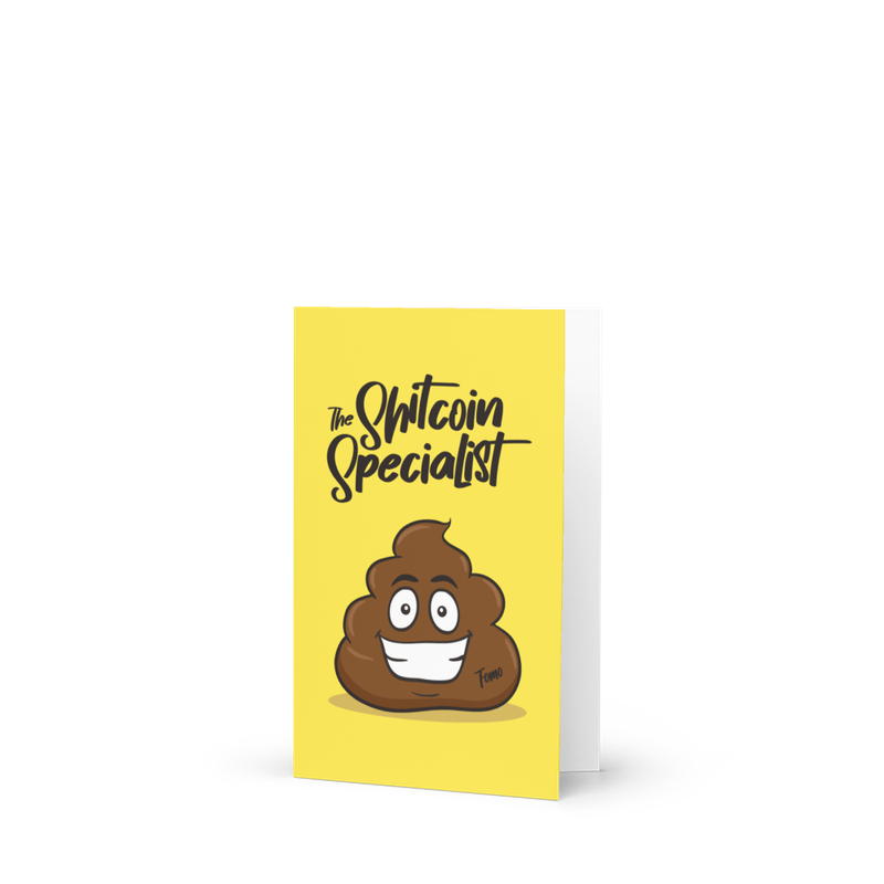 Shitcoin Specialist Greeting Card - 