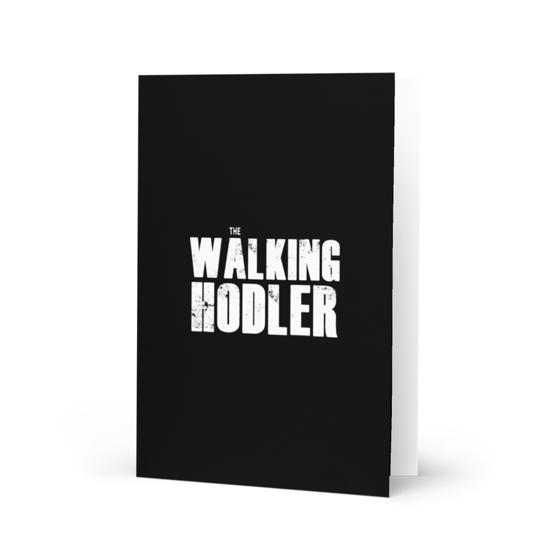 The Walking Hodler Greeting Card