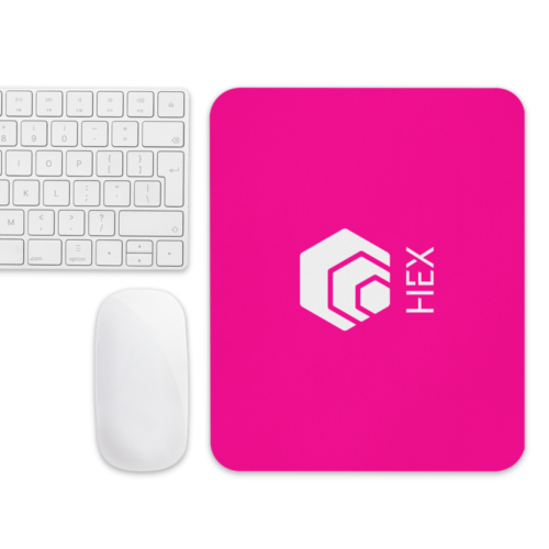 HEX Deep Pink Mouse Pad