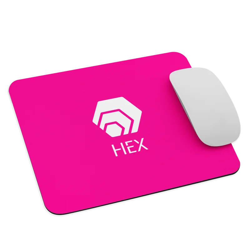 HEX Deep Pink Mouse Pad - Image 3