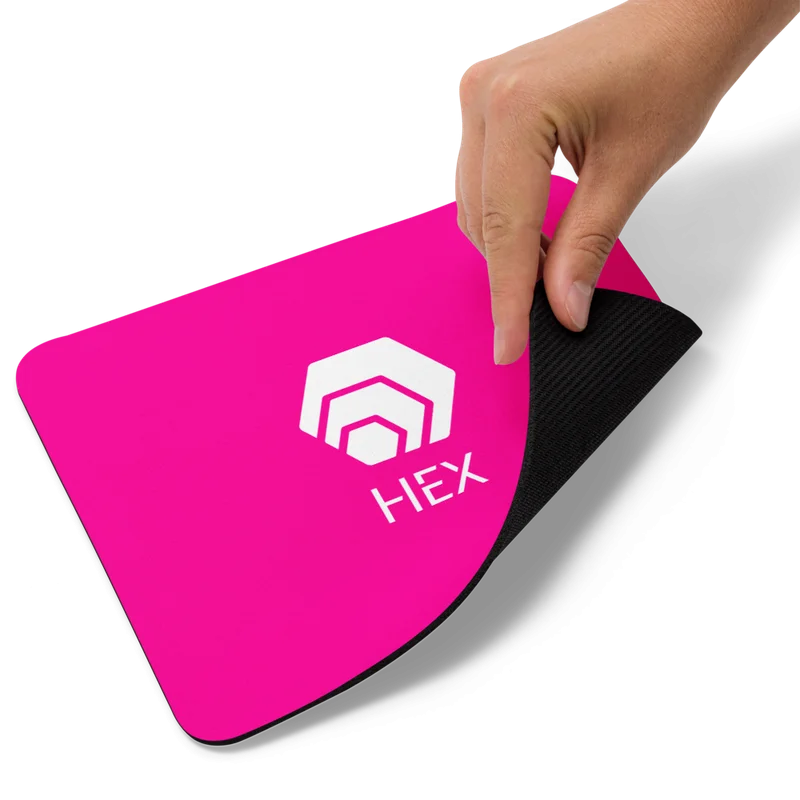 HEX Deep Pink Mouse Pad - Image 4