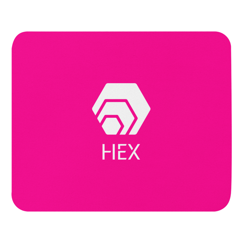 Hex Deep Pink Mouse Pad