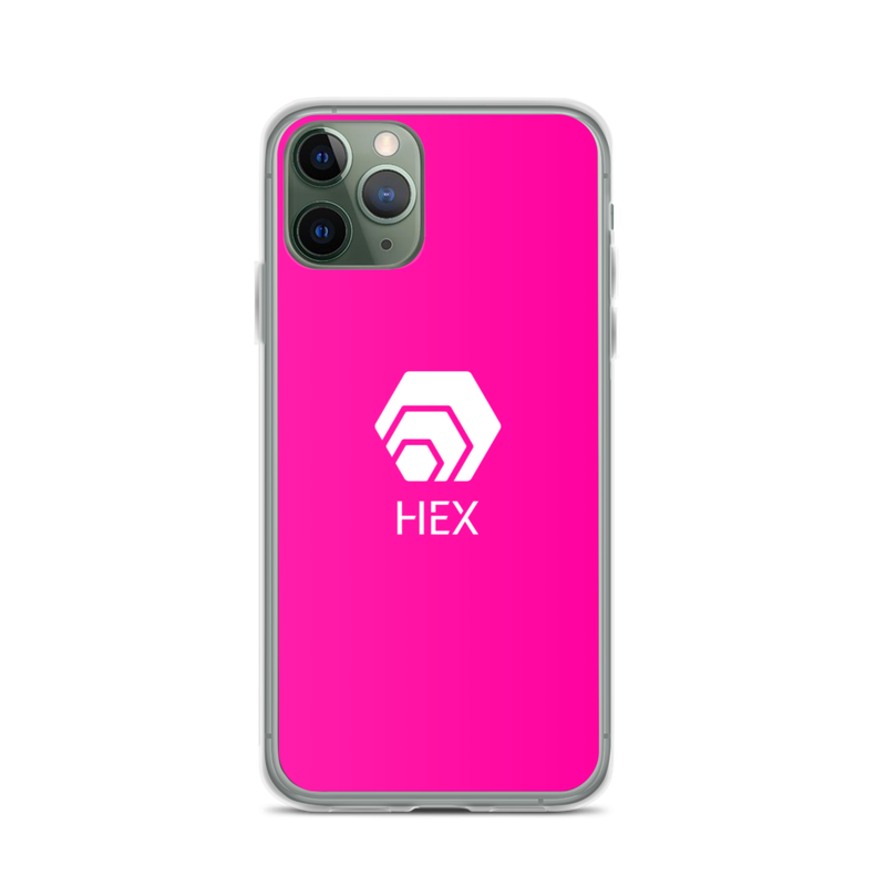 iphone case iphone 11 pro case on phone 6231efd69991f - HEX Deep Pink iPhone Case