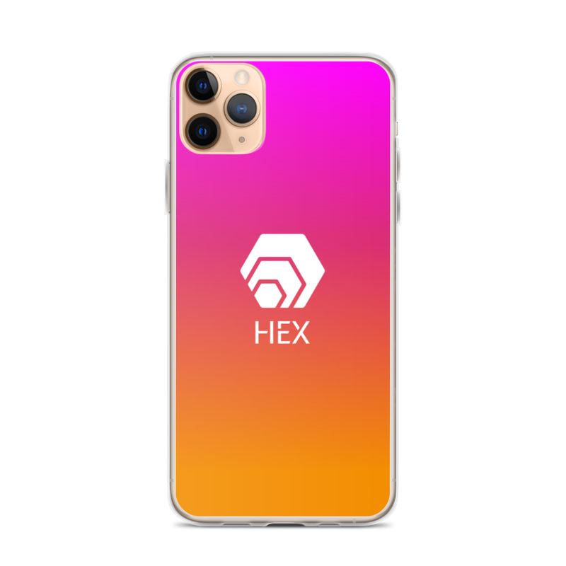 iphone case iphone 11 pro max case on phone 6231fcf78c6ba - HEX Gradient iPhone Case