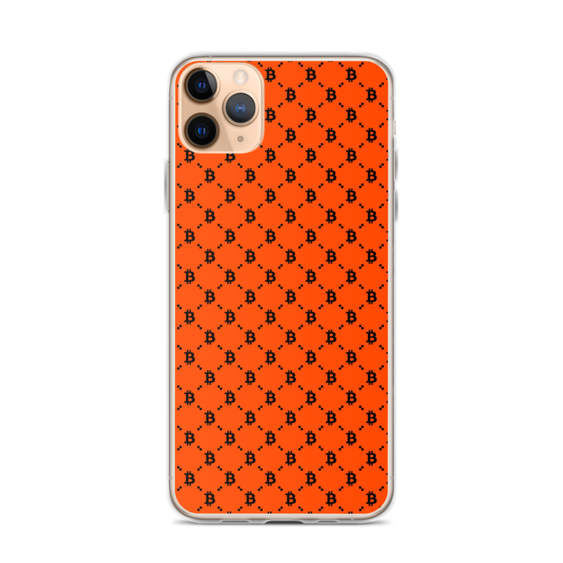 iphone case iphone 11 pro max case on phone 62371889c3adc - Bitcoin Fashion Orange iPhone Case