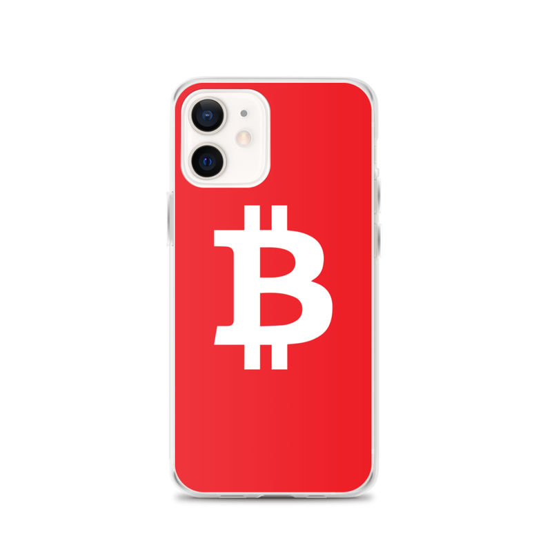 iphone case iphone 12 case on phone 623708b5d16b4 - Bitcoin Red iPhone Case