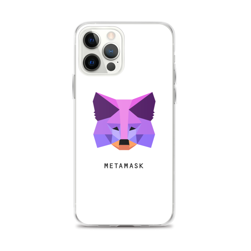 iphone case iphone 12 pro max case on phone 623703d3cbd3a - MetaMask Purple Fox iPhone Case